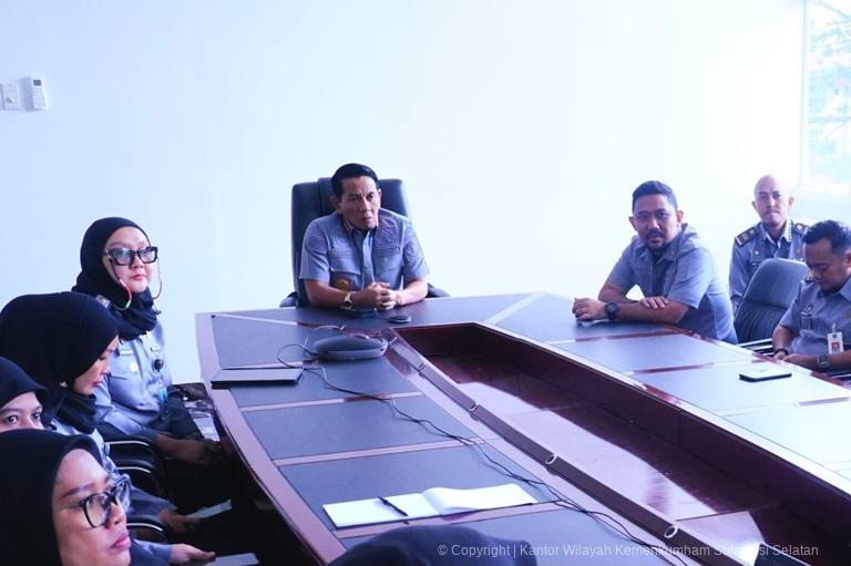 Andi Basmal Berkomitmen Tingkatkan Indeks Reformasi Birokrasi Kanwil Kemenkum Susel