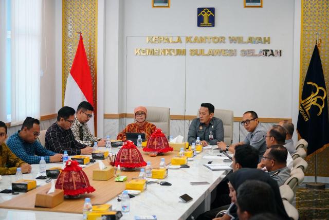 BPK Lakukan Entry Meeting di Kanwil Kemenkum Sulsel Soroti Kinerja dan PNBP Layanan AHU2