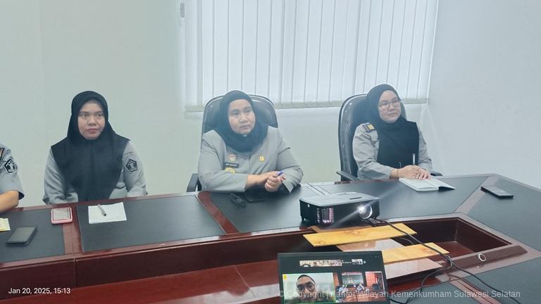 Bahas Kemanfaatan DesaKelurahan Sadar Hukum di Masyarakat Kanwil Kemenkum Sulsel Ikuti Rapat BPHN