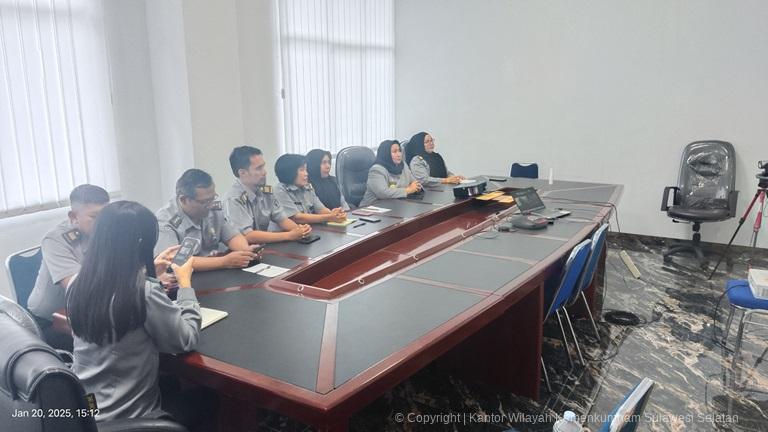 Bahas Kemanfaatan DesaKelurahan Sadar Hukum di Masyarakat Kanwil Kemenkum Sulsel Ikuti Rapat BPHN1