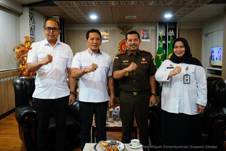 Bertemu Kajati Kakanwil Kemenkum Sulsel Bahas Ini 1