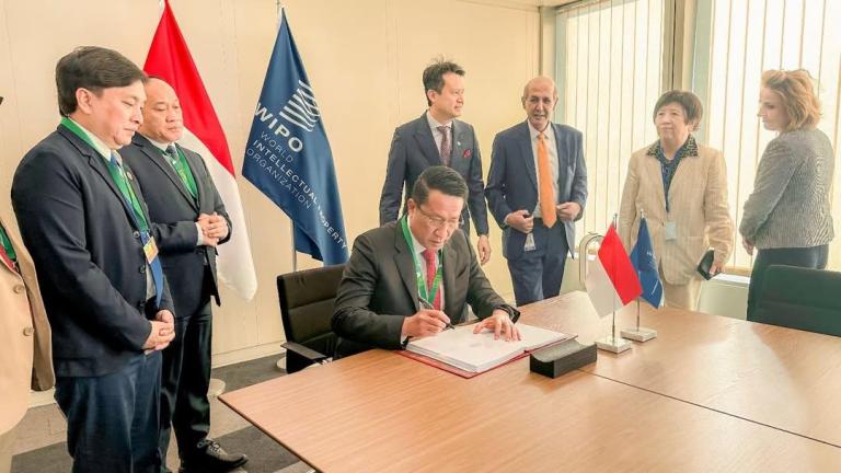 Bertemu WIPO Menteri Hukum Tandatangani Riyadh Design Law Treaty dan Dorong IP Finance