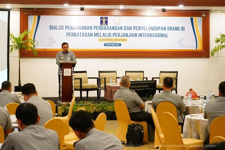 Buka Dialog Penanganan Perdagangan dan Penyelundupan Orang Kakanwil Taufiqurrakhman Sampaikan Pentingnya Sinergitas Antar Pemerintah1
