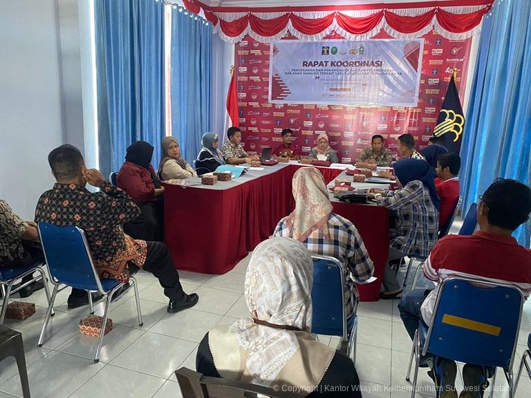 Cegah Kekerasan Terhadap Anak Kemenkumham Sulsel gelar Koordinasi di Bone dan Sinjai