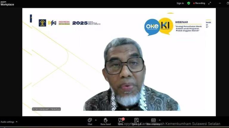 DJKI Dorong Pemanfaatan Merek Kolektif untuk Penguatan Produk Unggulan Daerah