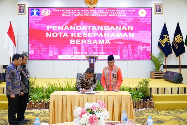 Dekatkan Layanan Hingga ke Papua Barat Kanwil Kemenkumham Sulsel Jalin Kerjasama dengan Pengadilan Tinggi Agama