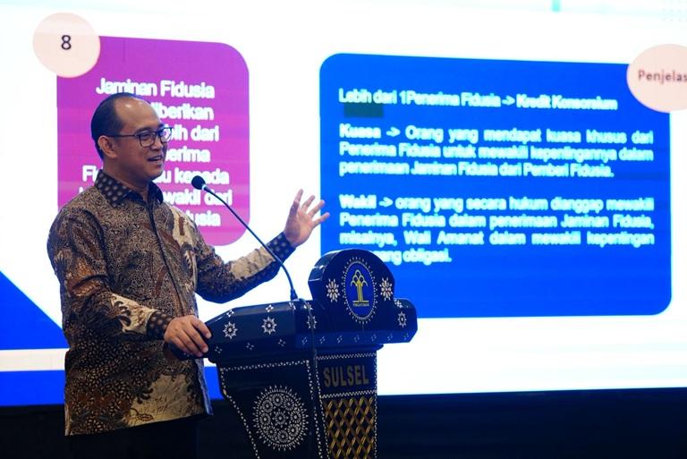 Dirjen AHU Dorong Optimalisasi Pendaftaran Fidusia di Sulsel