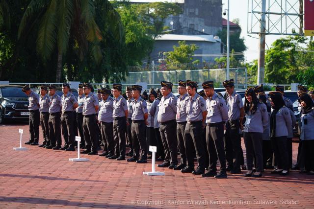 Disiplin dan Semangat Kerja Kunci Optimalkan Kinerja ASN Kemenkum Sulsel1
