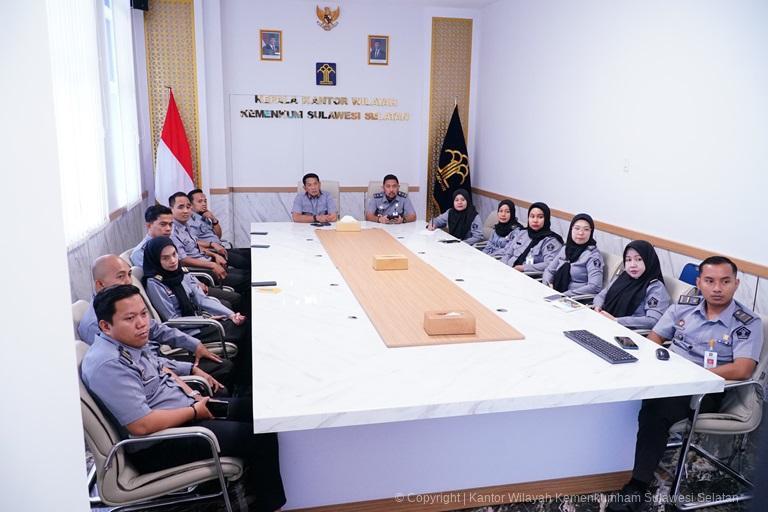 Dukung Efisiensi Kanwil Kemenkum Sulsel Terapkan Pola Kerja Fleksibel1