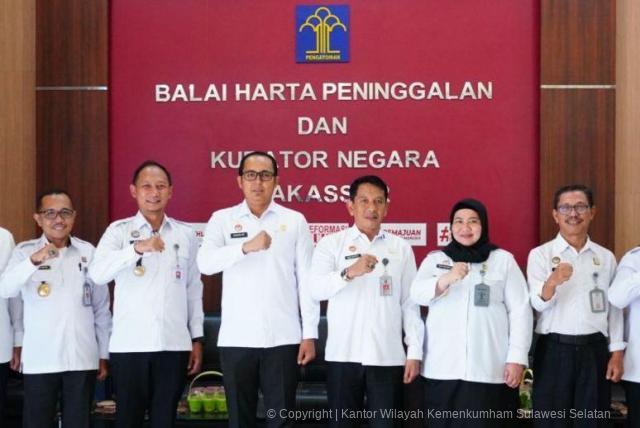 Dukung Raih Predikat WBK Kakanwil Kemenkum Sulsel Minta Jajaran BHP Makassar Jaga Integritas1