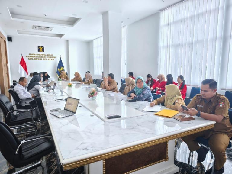 Empat Rancangan Bupati Wajo Telah Diharmonisasi Kanwil Kemenkum Sulsel