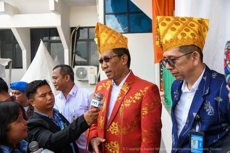 Hadiri HUT ke 46 Kota Palu Menkumham Dorong Kesadaran Hukum di Masyarakat