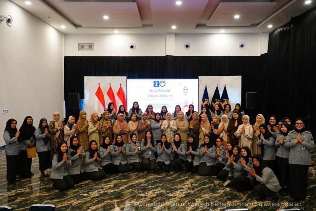 Halal Bi Halal DWP Kanwil Kemenkum Sulsel Rajut Kebersamaan Lewat Silaturahmi dan Arisan Perdana1