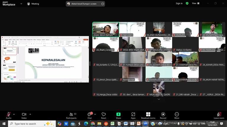 Hari Kedua Pelaksanaan Pelatihan Paralegal Begini Harapan Kakanwil