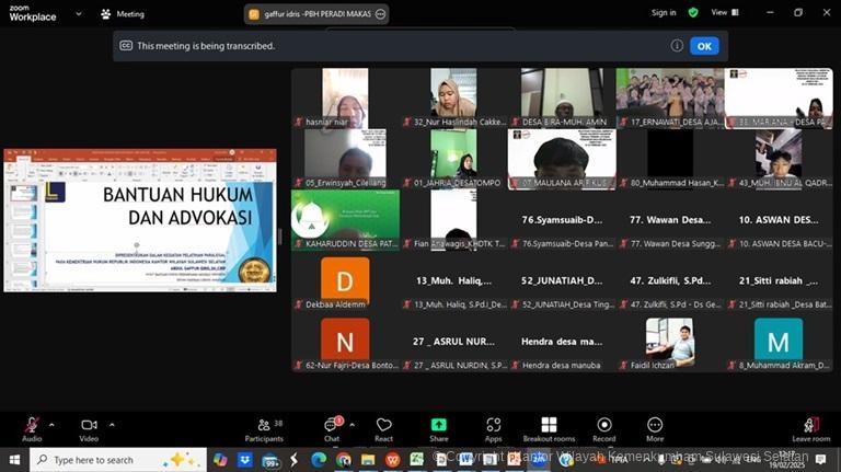 Hari Kedua Pelaksanaan Pelatihan Paralegal Begini Harapan Kakanwil1