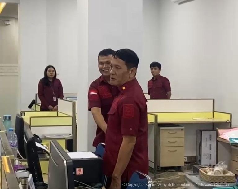 Hari Pertama Melaksanakan Tugas Kakanwil Basmal Sapa Para Pegawai Begini Pesannya1