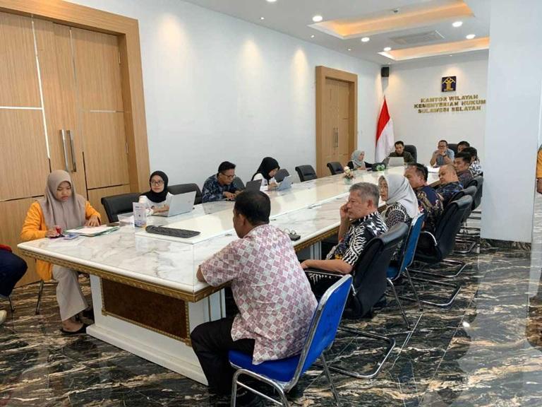 Harmonisasi Ranperbup OPD di Pinrang Kanwil Kemenkum Sulsel Beri Sejumlah Penyempurnaan