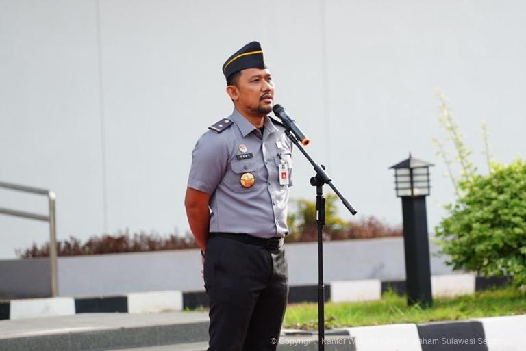 Kabag TU dan Umum Kanwil Kemenkum Sulsel Ingatkan Jajaran Konsisten Dukung Efisiensi Anggaran