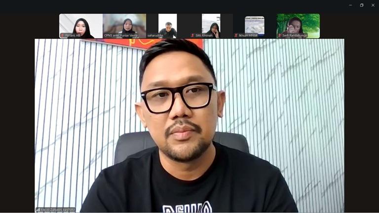 Kabag TU dan Umum Tegaskan Pentingnya Disiplin dan Optimalisasi Teknologi di Kanwil Kemenkum Sulsel