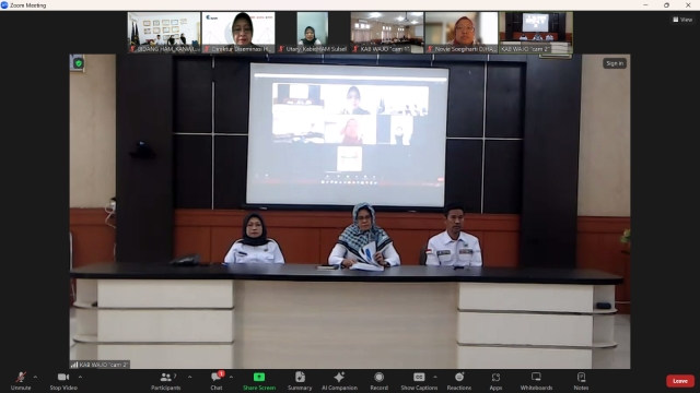 Kabupaten Wajo didampingi Kemenkumham Sulsel Canangkan P2HAM pada 6 Perangkat Daerah