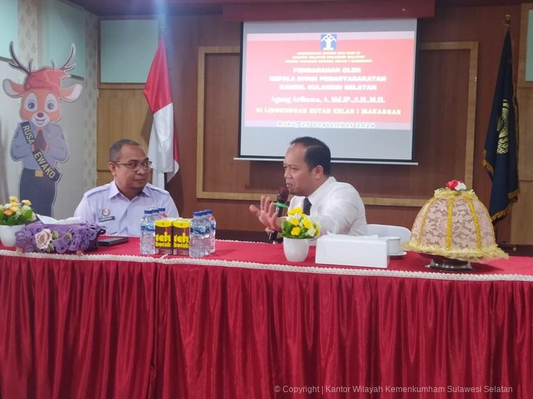Kadiv Pemasyarakatan Dorong Pegawai Bapas dan Rutan Makassar Berikan Kinerja dan Pelayanan Terbaik Pada Masyarakat1