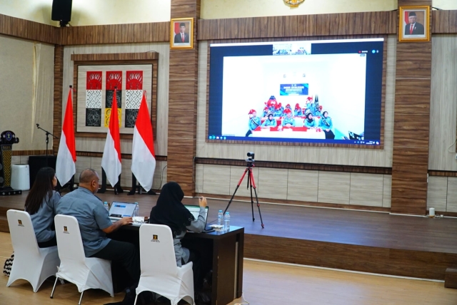 Kadivmin Kanwil Kemenkumham Sulsel Pantau Desk Evaluasi Pembangunan ZI Rutan Selayar Menuju WBK Secara Daring