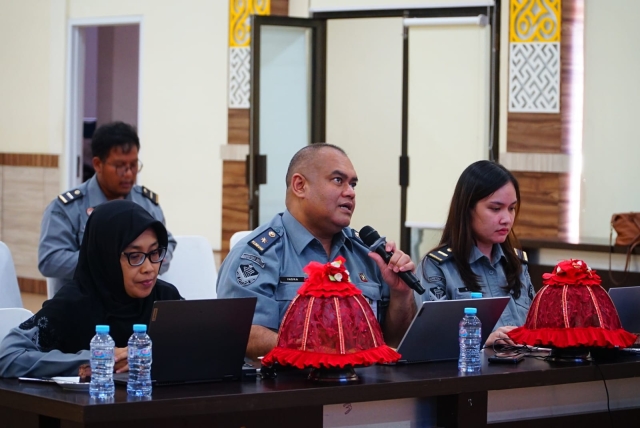 Kadivmin Kanwil Kemenkumham Sulsel Pantau Desk Evaluasi Pembangunan ZI Rutan Selayar Menuju WBK Secara Daring1