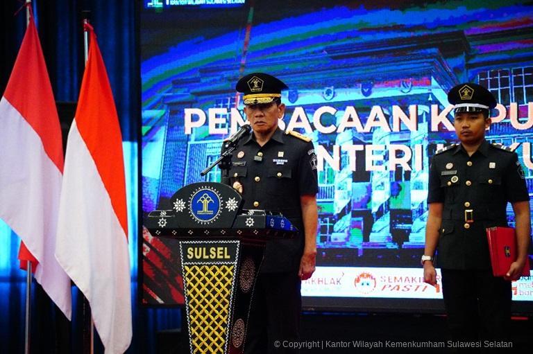 Kakanwil Basmal Lantik 9 Pejabat Menkum Sulsel Bekerja Sesuai Aturan Jaga Integritas dan Mantapkan Pelayanan Publik