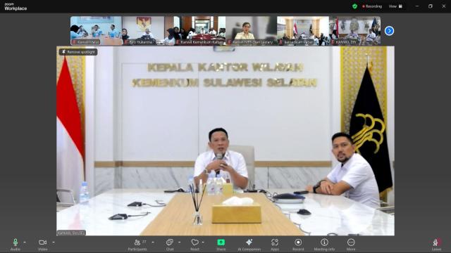 Kakanwil Kemenkum Sulsel Dorong Pelimpahan Kewenangan Pusat ke Wilayah1