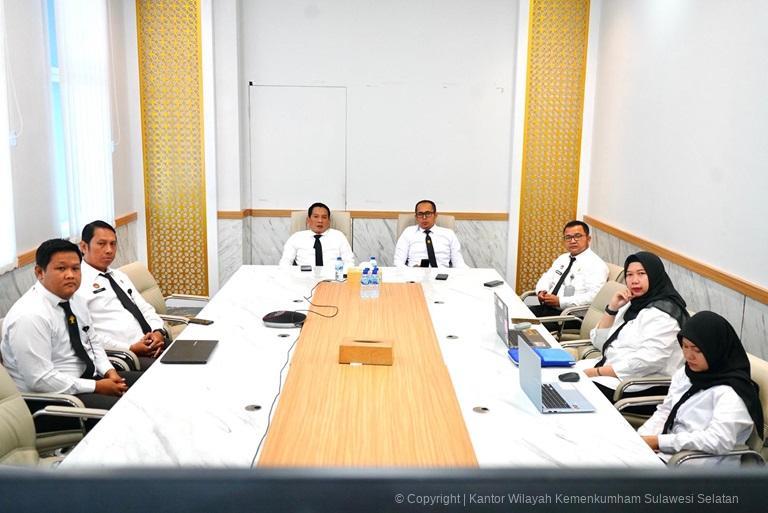 Kakanwil Kemenkum Sulsel Ikuti Pembukaan Pelatihan Penguatan Substansi Kekayaan Intelektual1