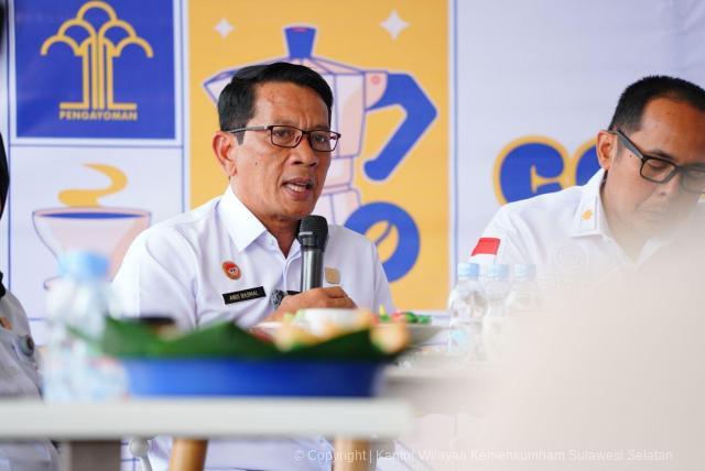 Kakanwil Kemenkum Sulsel Menyapa Insan Media Lewat Coffee Morning1