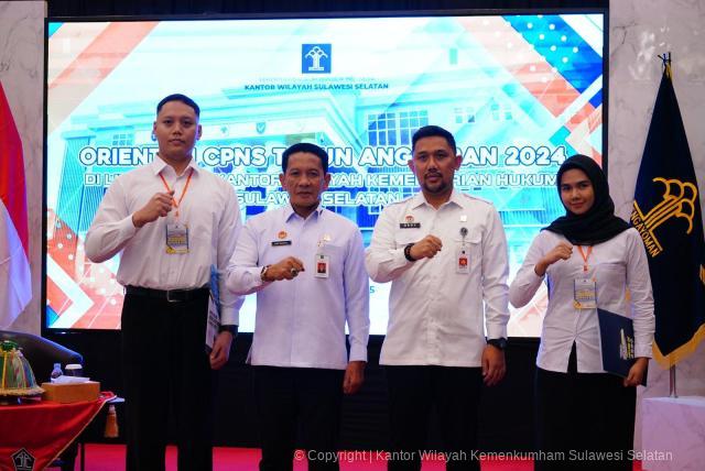 Kakanwil Kemenkum Sulsel Sambut 27 CPNS Baru Cintai Organisasi dan Berikan Layanan Terbaik1