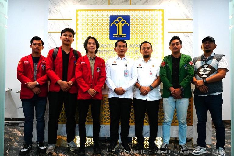 Kakanwil Kemenkum Sulsel Terima Kunjungan BEM FH UMI