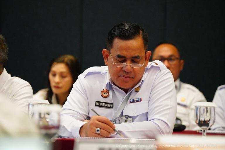 Kakanwil Kemenkumham Sulsel Ikut Membahas Rencana Aksi Implementasi Corporate University Kemenkumham