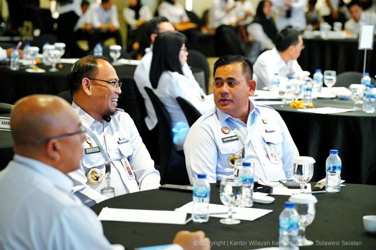 Kakanwil Kemenkumham Sulsel Ikuti Rakor Akselerasi Corporate University 20246