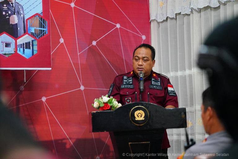 Kakanwil Kemenkumham Sulsel Launching Blok Khusus WBP High Risk Lapas Makassar1