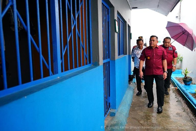 Kakanwil Kemenkumham Sulsel Launching Blok Khusus WBP High Risk Lapas Makassar6