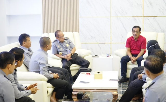 Kakanwil Kemenkumham Sulsel Terima Kunjungan Kanwil Sultra Bahas Peningkatan Kualitas SDM dan Inovasi