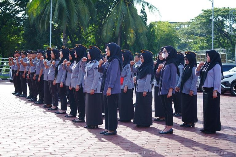 Kakanwil Pimpin Apel Pagi di Akhir Jabatannya Ini Pesan Taufiqurrakhman4