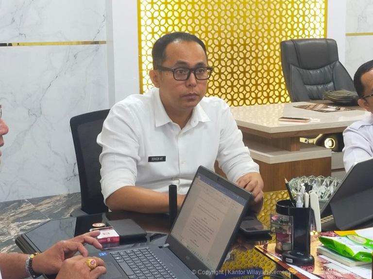 Kanwil Kemenkum Sulsel Bahas Draft PKS Pelayanan Hukum bersama UMI
