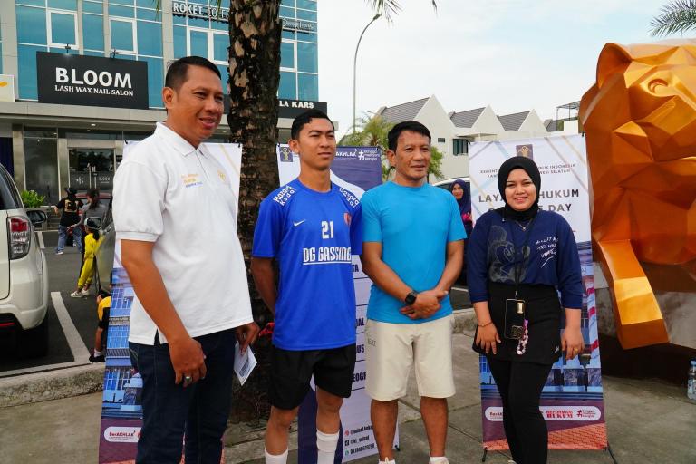 Kanwil Kemenkum Sulsel Bawa Layanan Hukum ke Car Free Day Makassar