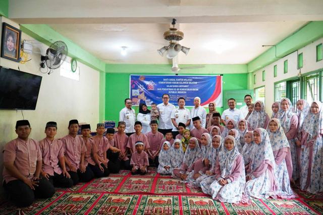 Kanwil Kemenkum Sulsel Berbagi Ke Panti Asuhan Menyambut Hari Pengayoman ke 802