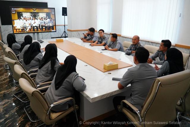 Kanwil Kemenkum Sulsel Berkontribusi dalam Capaian Kinerja Kemeterian Hukum1