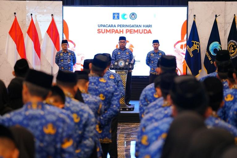 Kanwil Kemenkum Sulsel Bersinergi dengan 3 Kanwil Wujudkan Semangat Sumpah Pemuda 2025