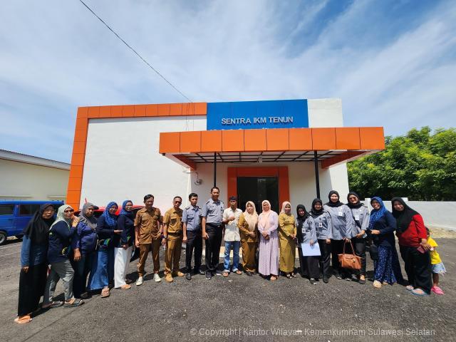 Kanwil Kemenkum Sulsel Dampingi Penyusunan Dokumen Deskripsi Indikasi Geografis Tenun Kajang dan Tenun Bira Bulukumba1