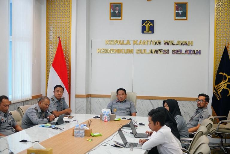 Kanwil Kemenkum Sulsel Dukung Evaluasi Hukum Penjaminan untuk Dorong Kewirausahaan dan Industri Kreatif