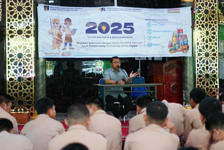 Kanwil Kemenkum Sulsel Edukasi Kekayaan Intelektual untuk Pelajar SMA Al Fityan Gowa