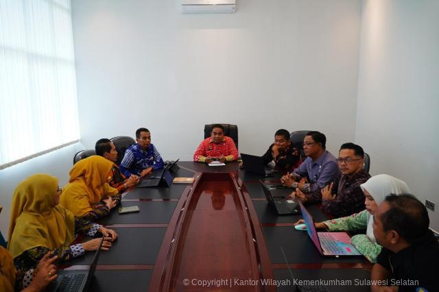 Kanwil Kemenkum Sulsel Fasilitasi Harmonisasi Ranperbup Jeneponto Terkait TPP ASN