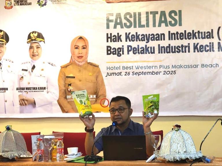 Kanwil Kemenkum Sulsel Fasilitasi Pendaftaran Merek bagi IKM Makassar