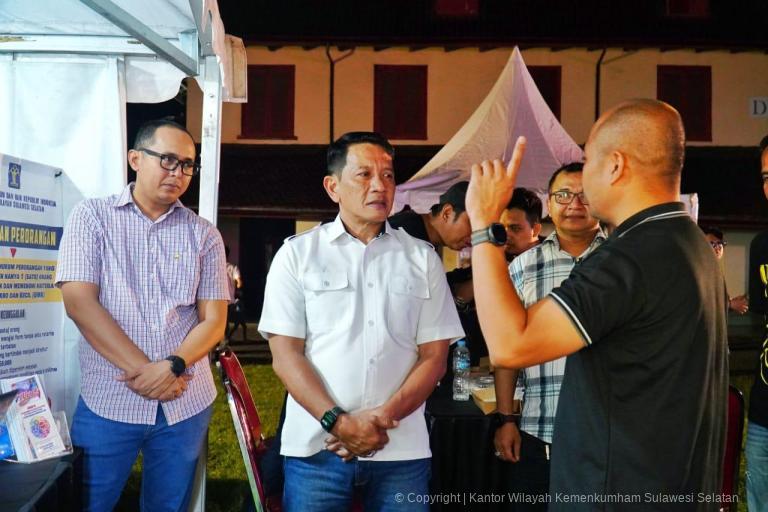 Kanwil Kemenkum Sulsel Hadirkan Layanan Hukum di Acara Cama Cama 2025